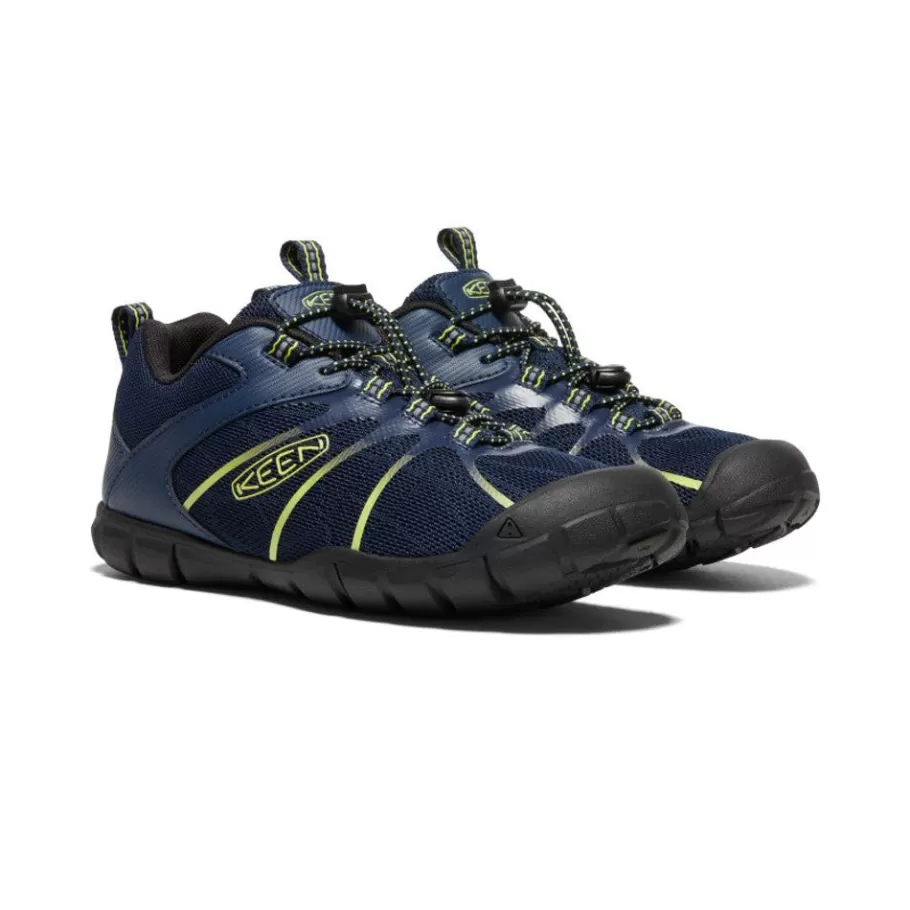 Kids KEEN Shoes-Big Kids' Chandler 2 Cnx Sneaker | Black Iris/Evening Primrose