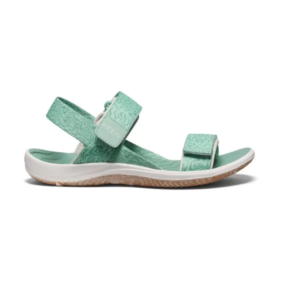 Kids KEEN Sandals-Big Kids' Elle Backstrap | Lichen/Star White