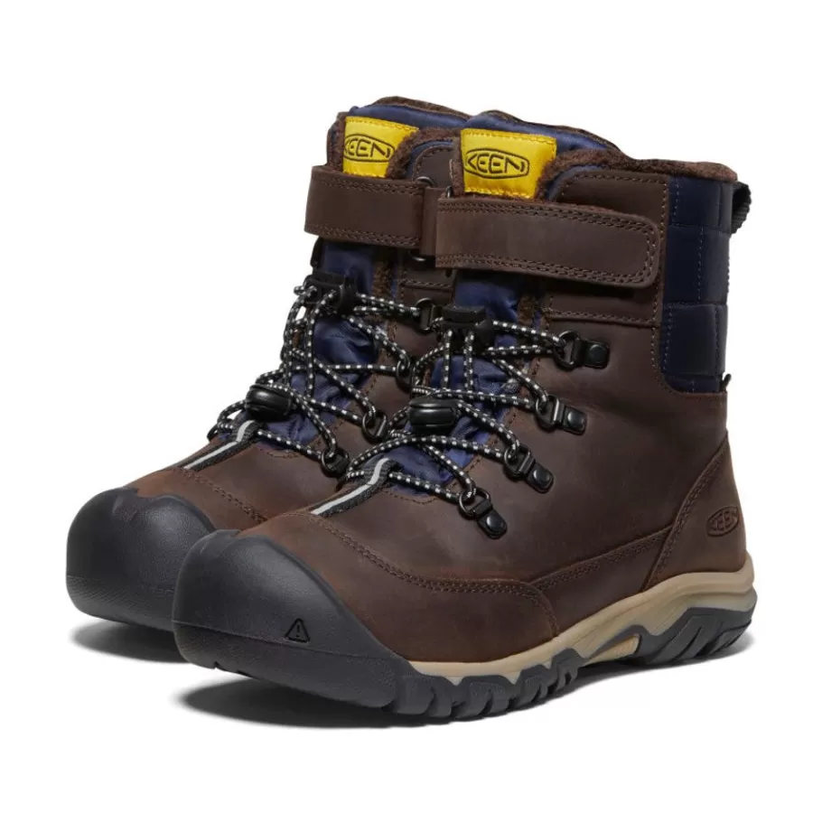 Kids KEEN Boots-Big Kids' Kanibou Waterproof Winter Boot | Java/Naval Academy