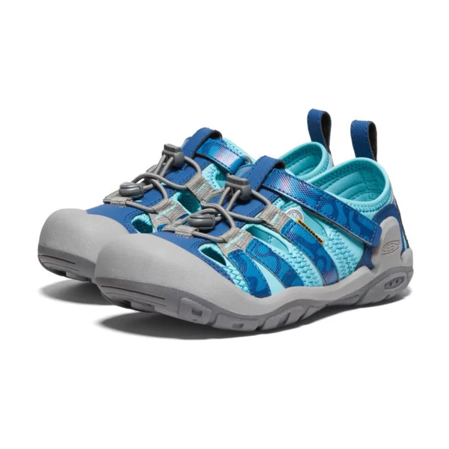 Kids KEEN Sandals-Big Kids' Knotch Creek | Fjord Blue/Ipanema