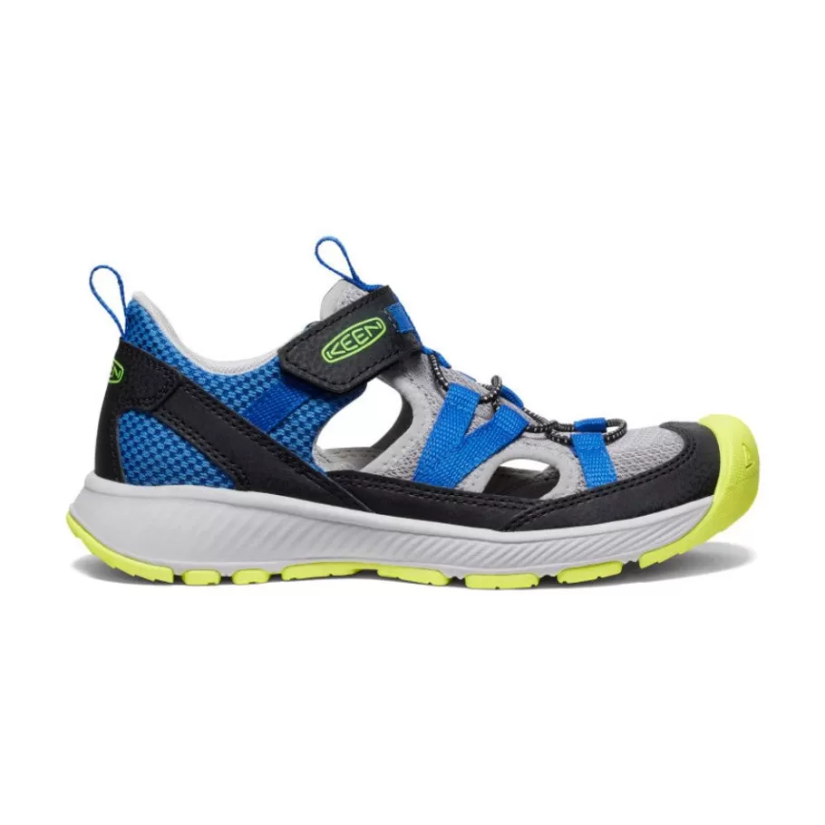 Kids KEEN Sandals-Big Kids' Motozoa Sandal | Classic Blue/Evening Primrose