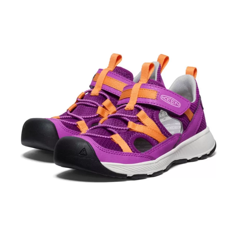Kids KEEN Sandals-Big Kids' Motozoa Sandal | Willowherb/Tangerine