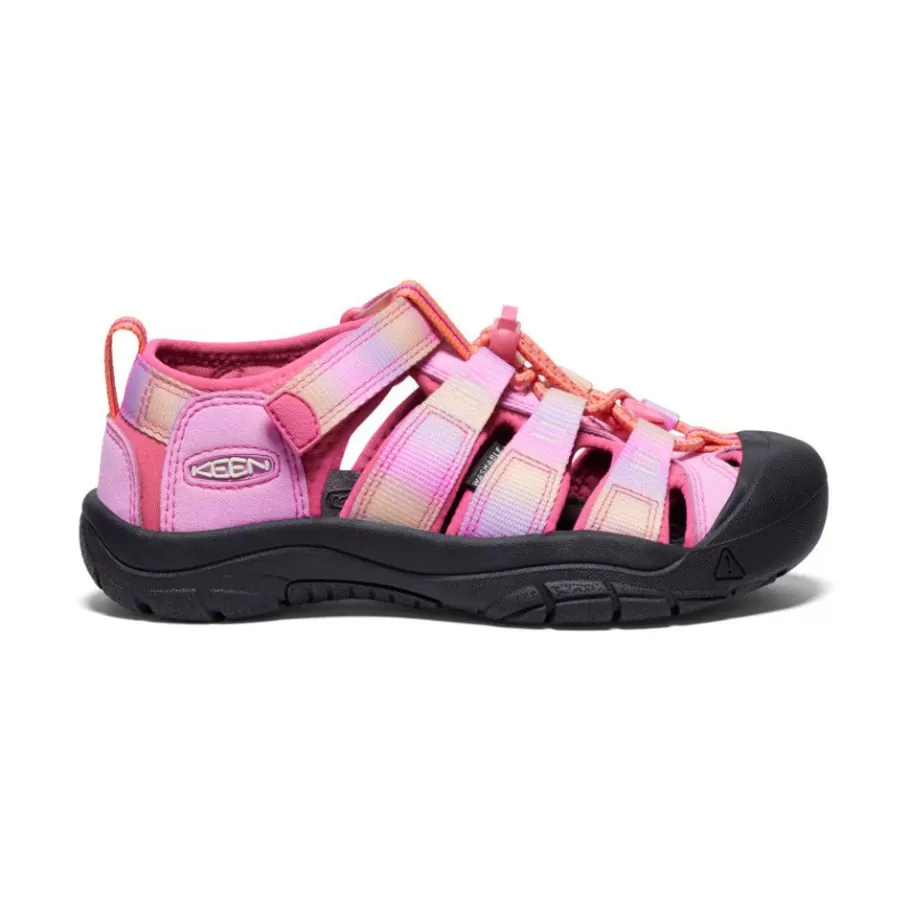 Kids KEEN Sandals-Big Kids' Newport H2 | Hot Pink/Pastel Lavender