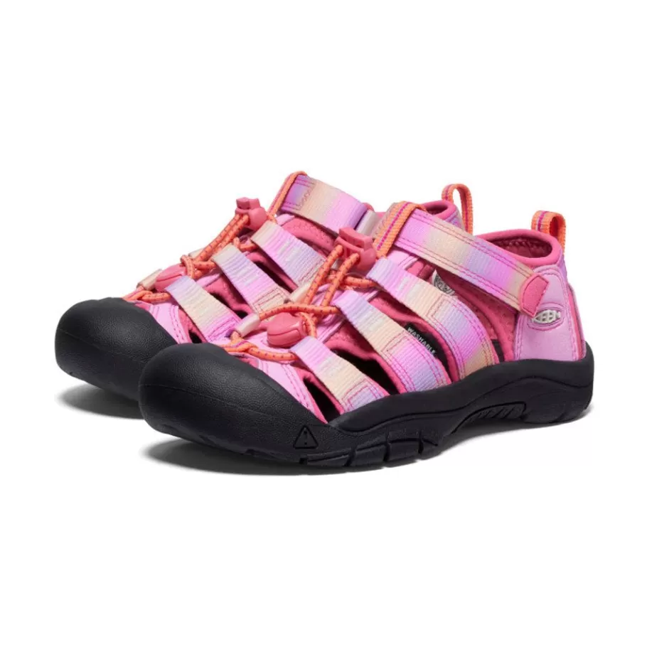 Kids KEEN Sandals-Big Kids' Newport H2 | Hot Pink/Pastel Lavender