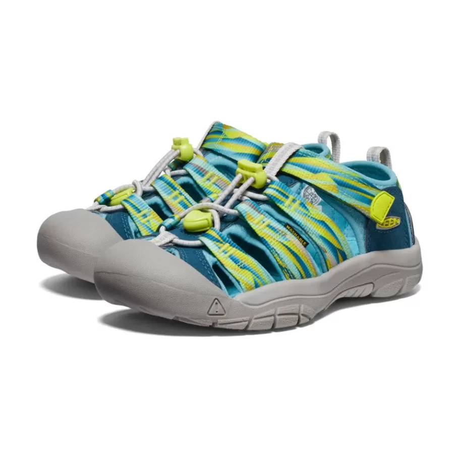 Kids KEEN Sandals-Big Kids' Newport H2 | Legion Blue/Evening Primrose