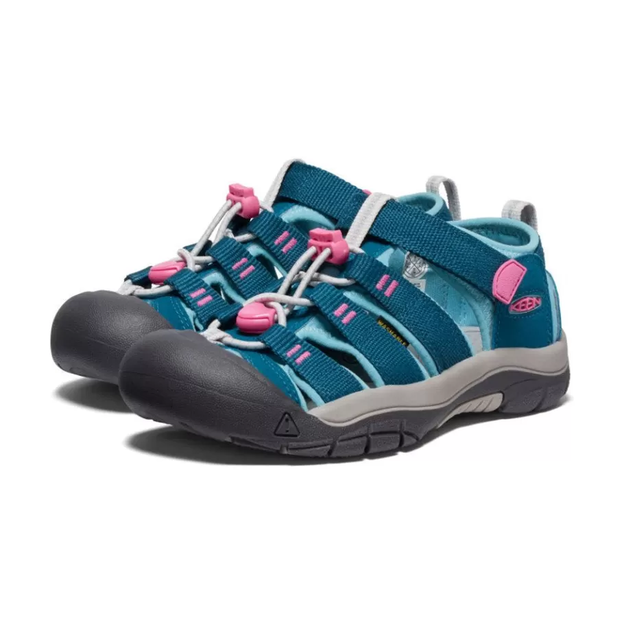 Kids KEEN Sandals-Big Kids' Newport H2 | Legion Blue/Hot Pink