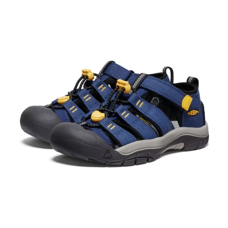 Kids KEEN Sandals-Big Kids' Newport H2 | Naval Academy/ Yellow