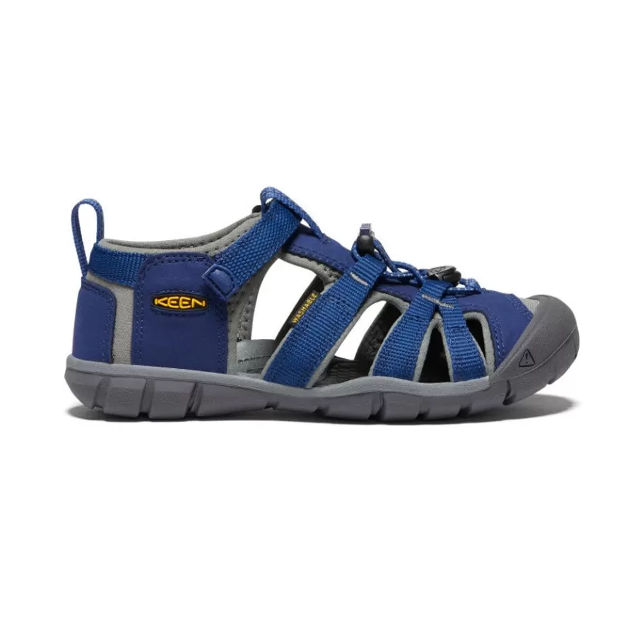 Kids KEEN Sandals-Big Kids' Seacamp Ii Cnx | Blue Depths/Gargoyle