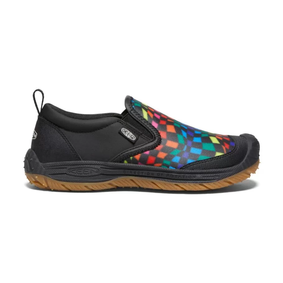 Kids KEEN Shoes-Big Kids' Speed Hound Slip-On | Black/Multi