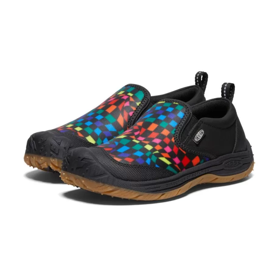 Kids KEEN Shoes-Big Kids' Speed Hound Slip-On | Black/Multi