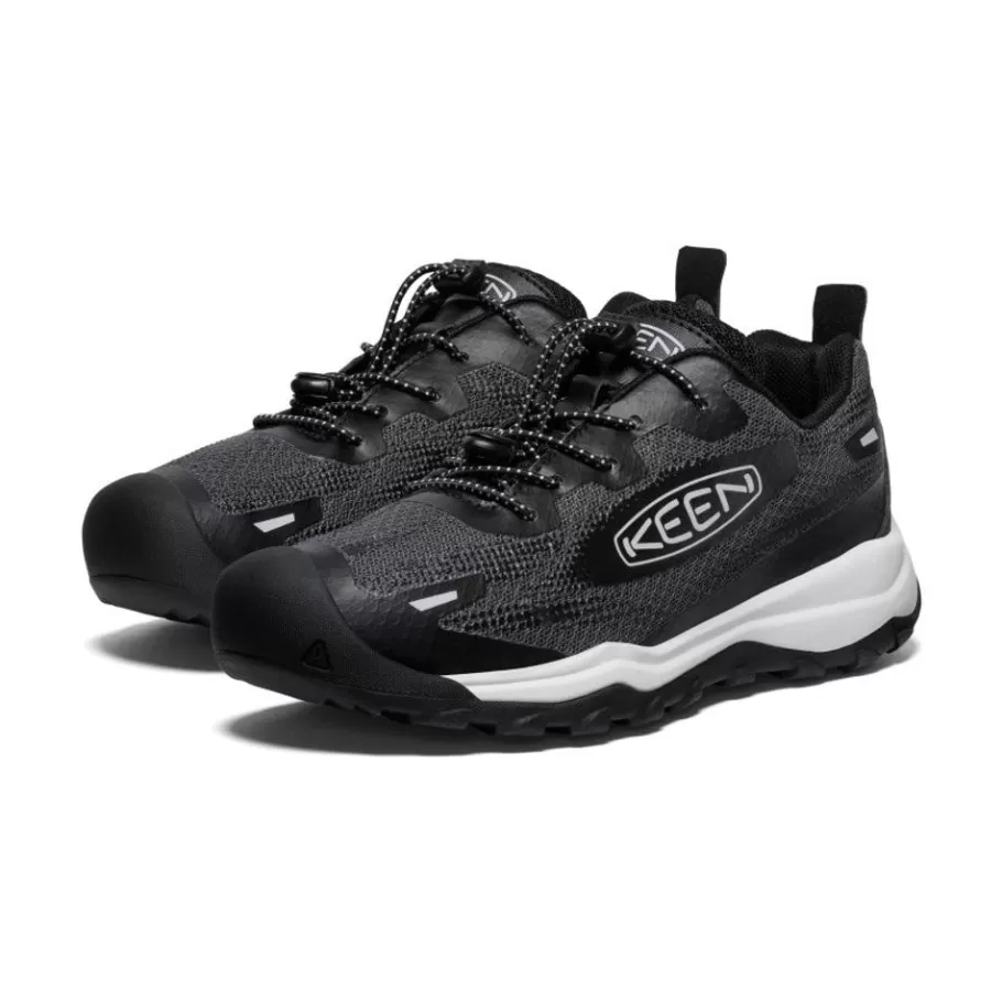 Kids KEEN Shoes-Big Kids' Wanduro Speed Hiking Shoe | Black/Vapor