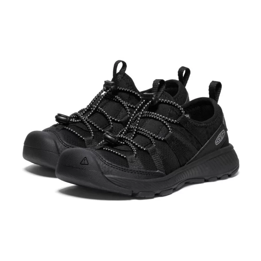 Kids KEEN Shoes-Little Kids' Motozoa Sneaker | Black/Black