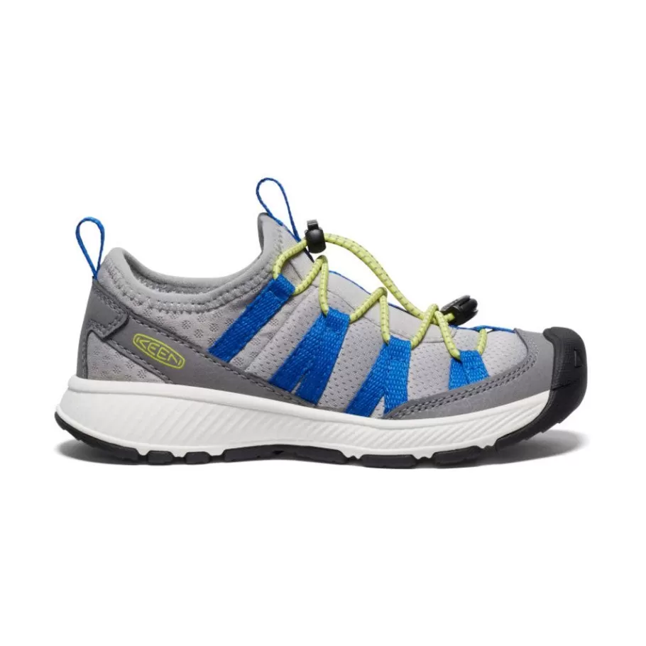 Kids KEEN Shoes-Little Kids' Motozoa Sneaker | Steel Grey/Evening Primrose