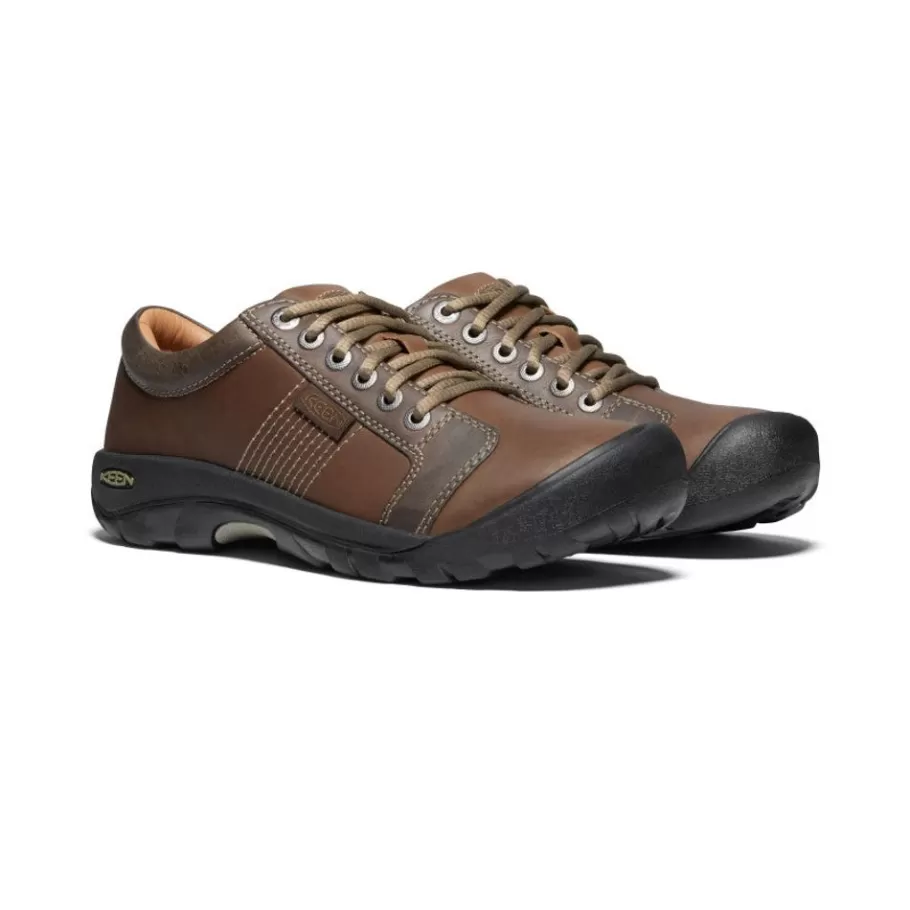 Men KEEN Shoes-Men'S Austin | Chocolate Brown