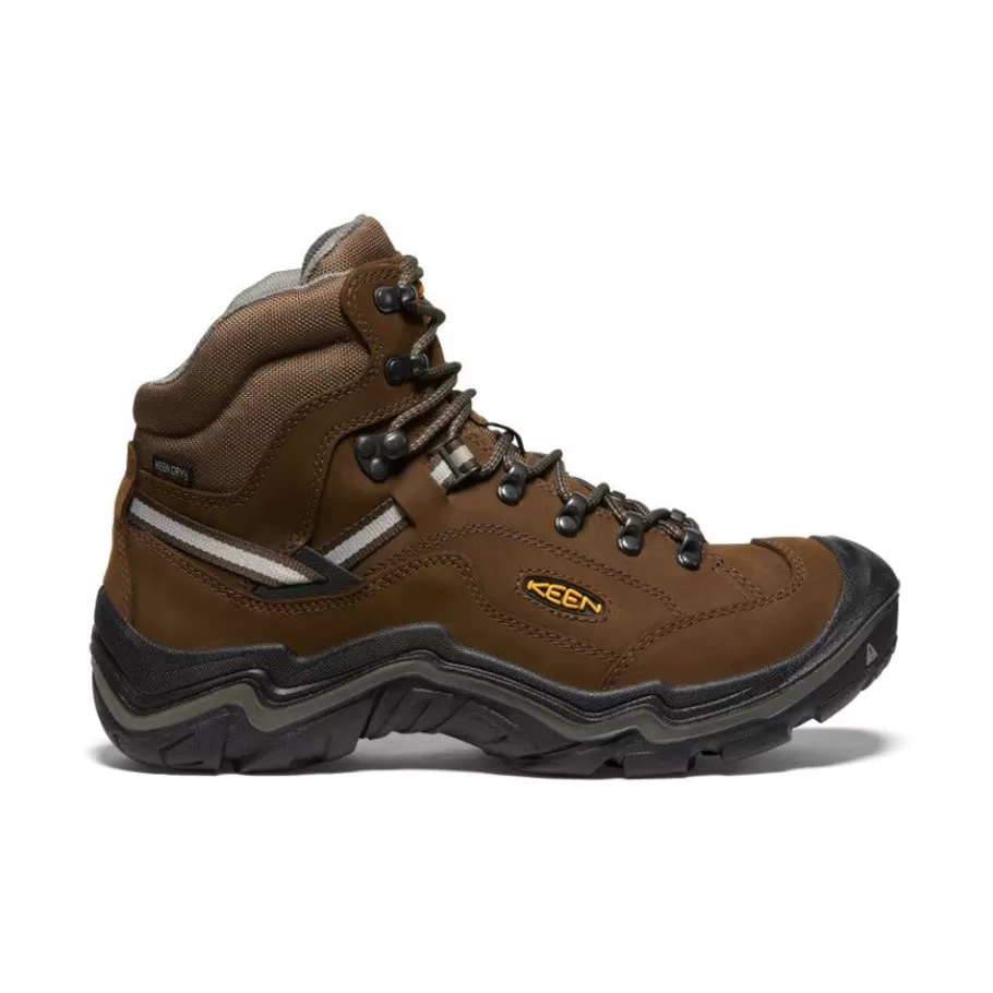Men KEEN Boots-Men'S Durand Ii Waterproof Boot Wide | Cascade Brown/Gargoyle