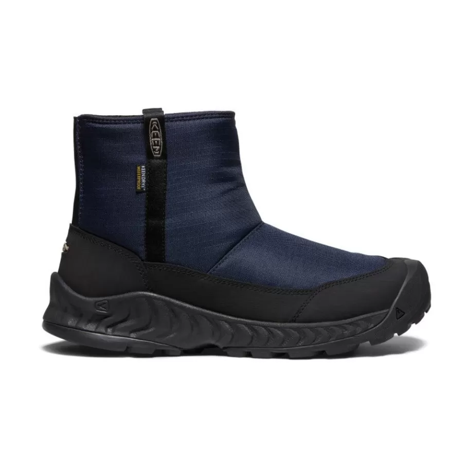 Men KEEN Boots-Men'S Hood Nxis Waterproof Winter Pull-On | Sky Captain/Black