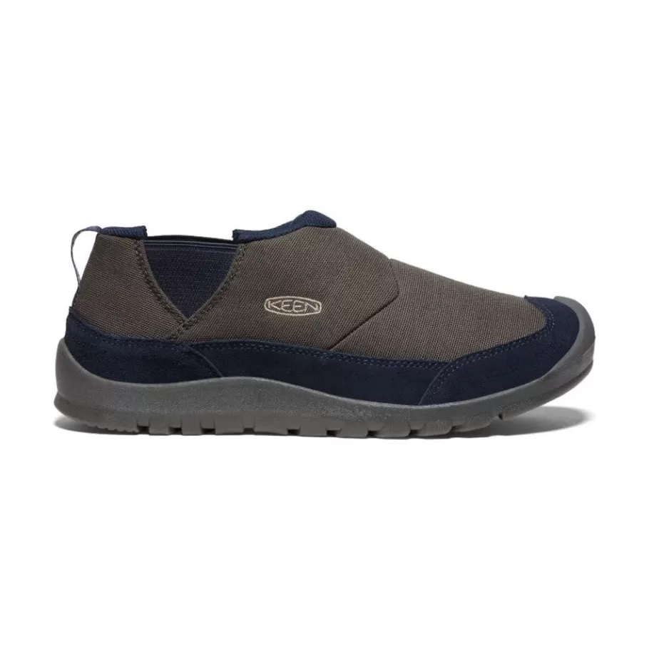 Men KEEN Slip-Ons-Men'S Hoodcamp Slip-On | Black Olive/Sky Captain