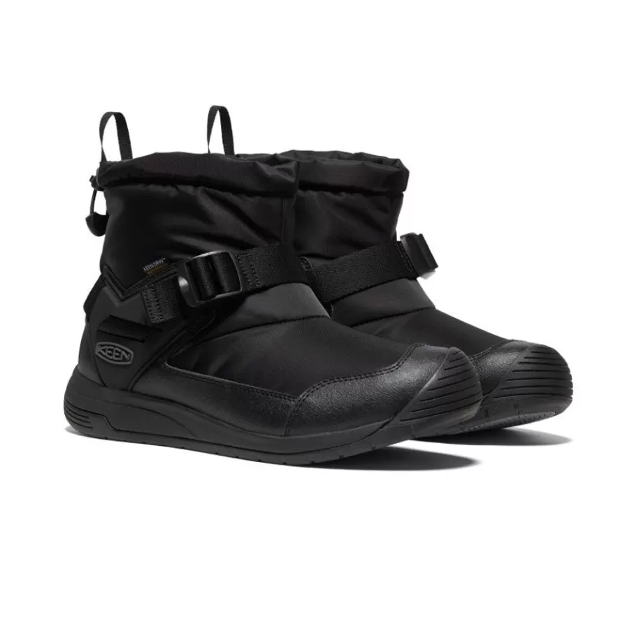 Men KEEN Boots-Men'S Hoodromeo Waterproof Slip-On Boot | Black/Black