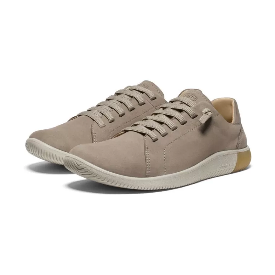 Men KEEN Slip-Ons-Men'S Knx Leather Sneaker | Brindle/Plaza Taupe