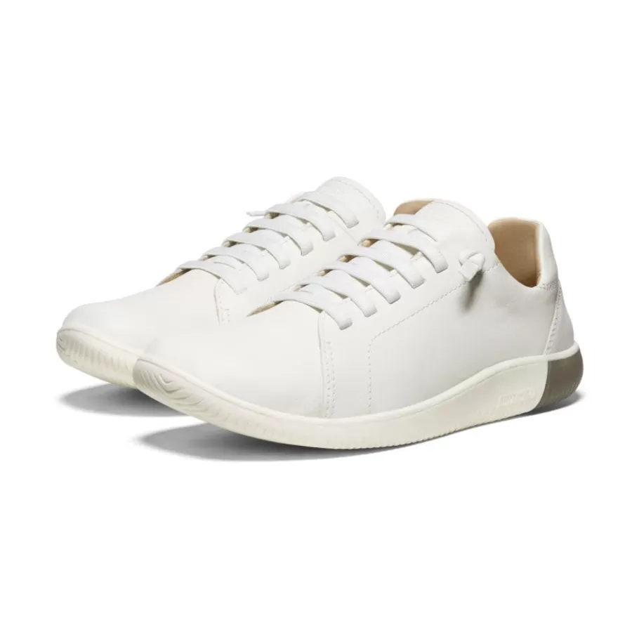 Men KEEN Slip-Ons-Men'S Knx Leather Sneaker | Star White/Star White