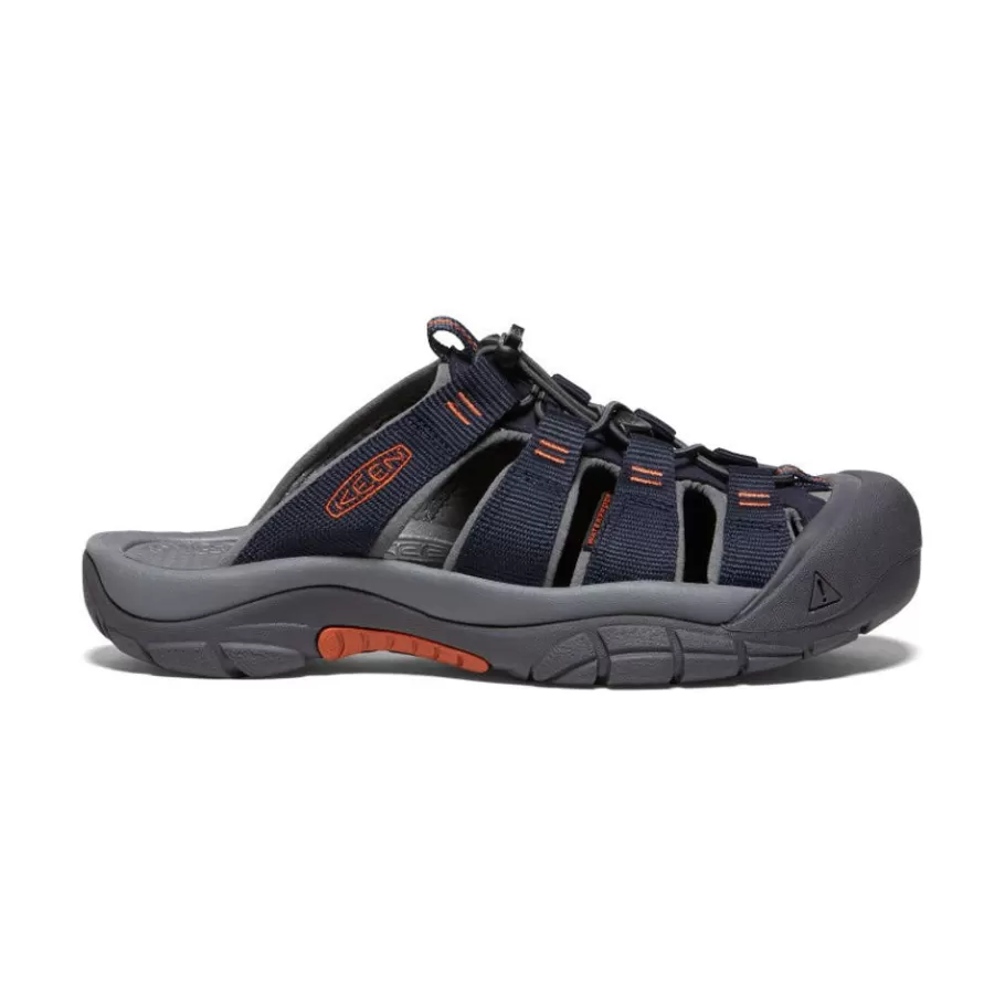 Men KEEN Slip-Ons-Men'S Newport Slide | Sky Captain/Bombay Brown