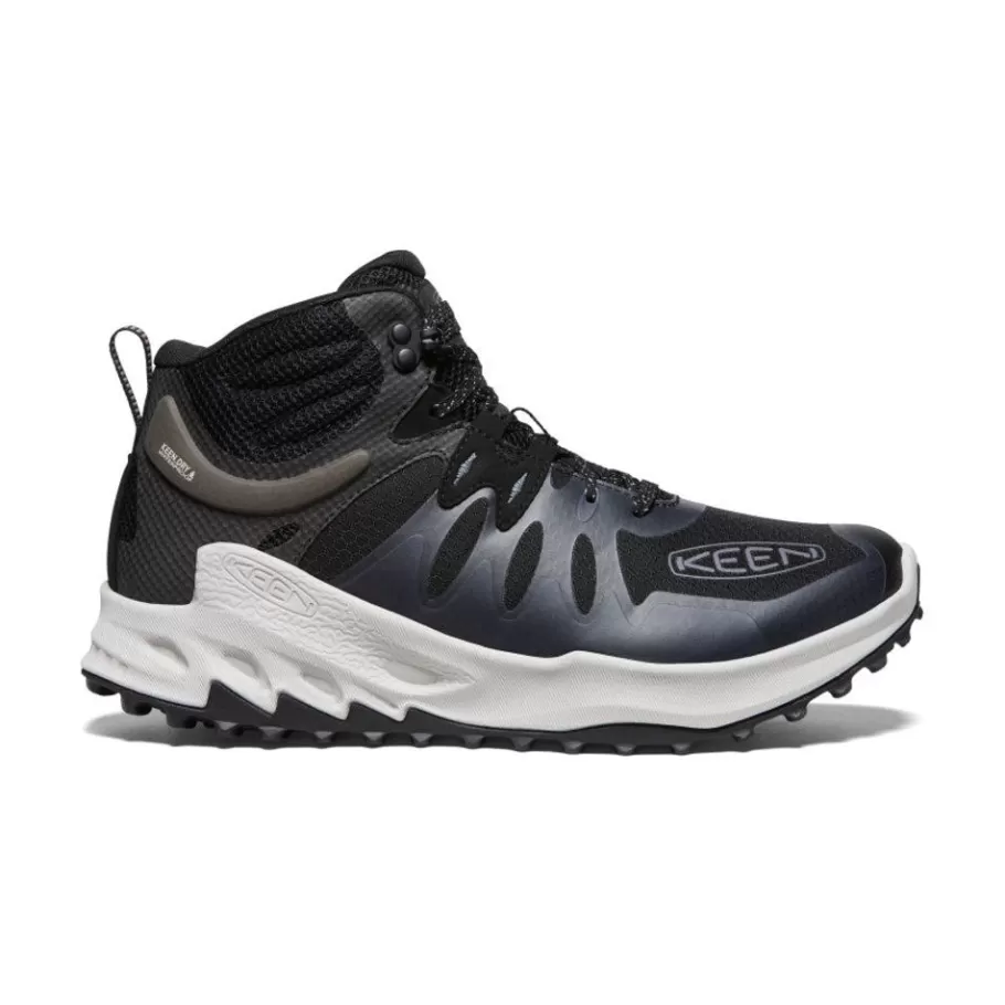 Men KEEN Boots-Men'S Zionic Waterproof Hiking Boot | Black/Steel Grey