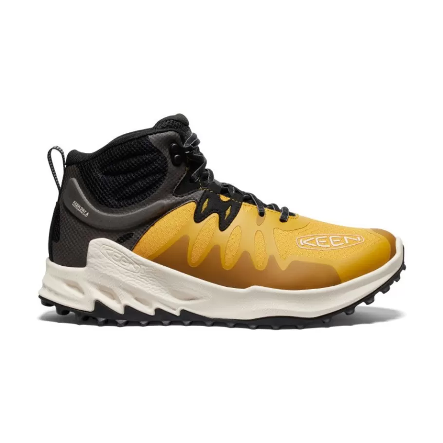 Men KEEN Boots-Men'S Zionic Waterproof Hiking Boot | Golden Yellow/Birch