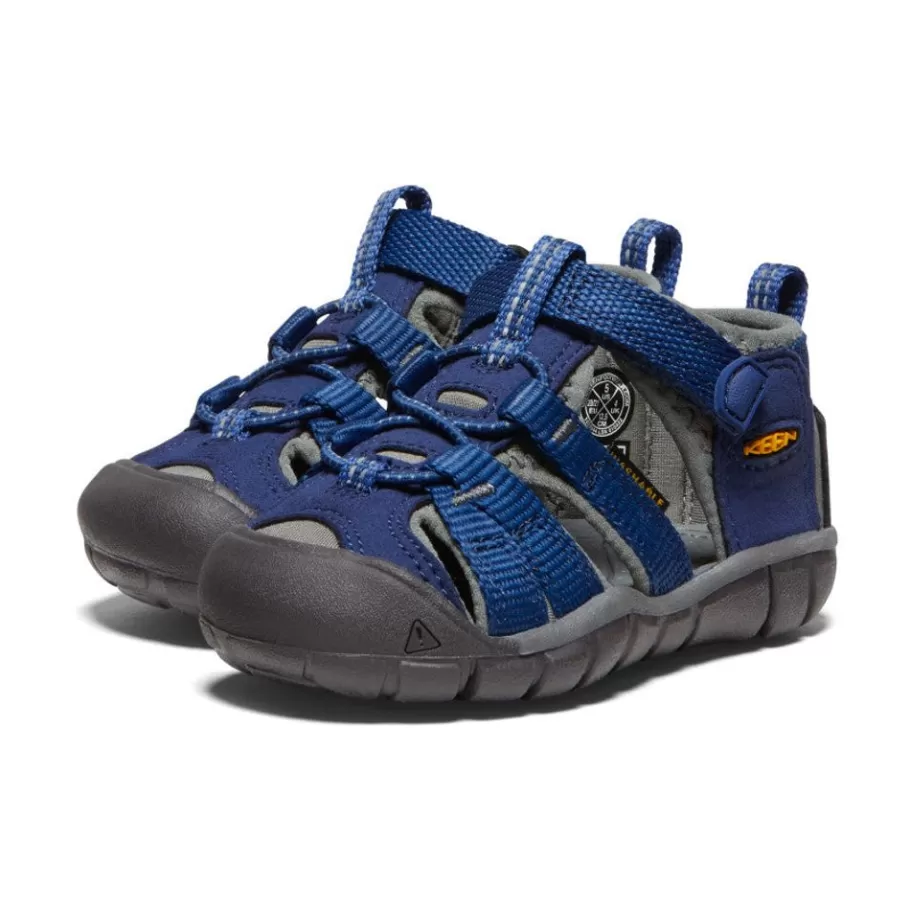 Kids KEEN Sandals-Toddlers' Seacamp Ii Cnx | Blue Depths/Gargoyle