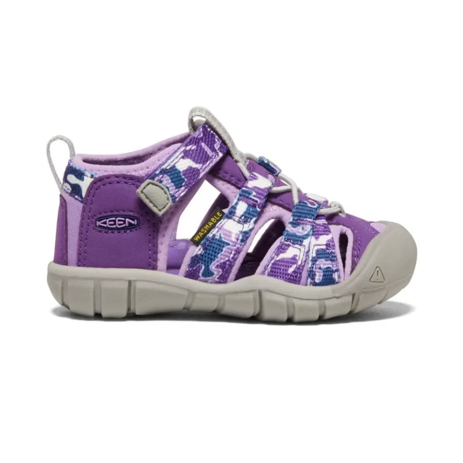 Kids KEEN Sandals-Toddlers' Seacamp Ii Cnx | Camo/Tillandsia Purple