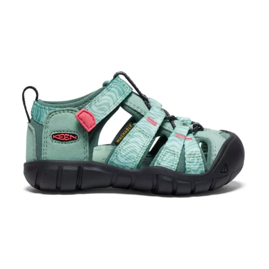 Kids KEEN Sandals-Toddlers' Seacamp Ii Cnx | Granite Green/Cayenne