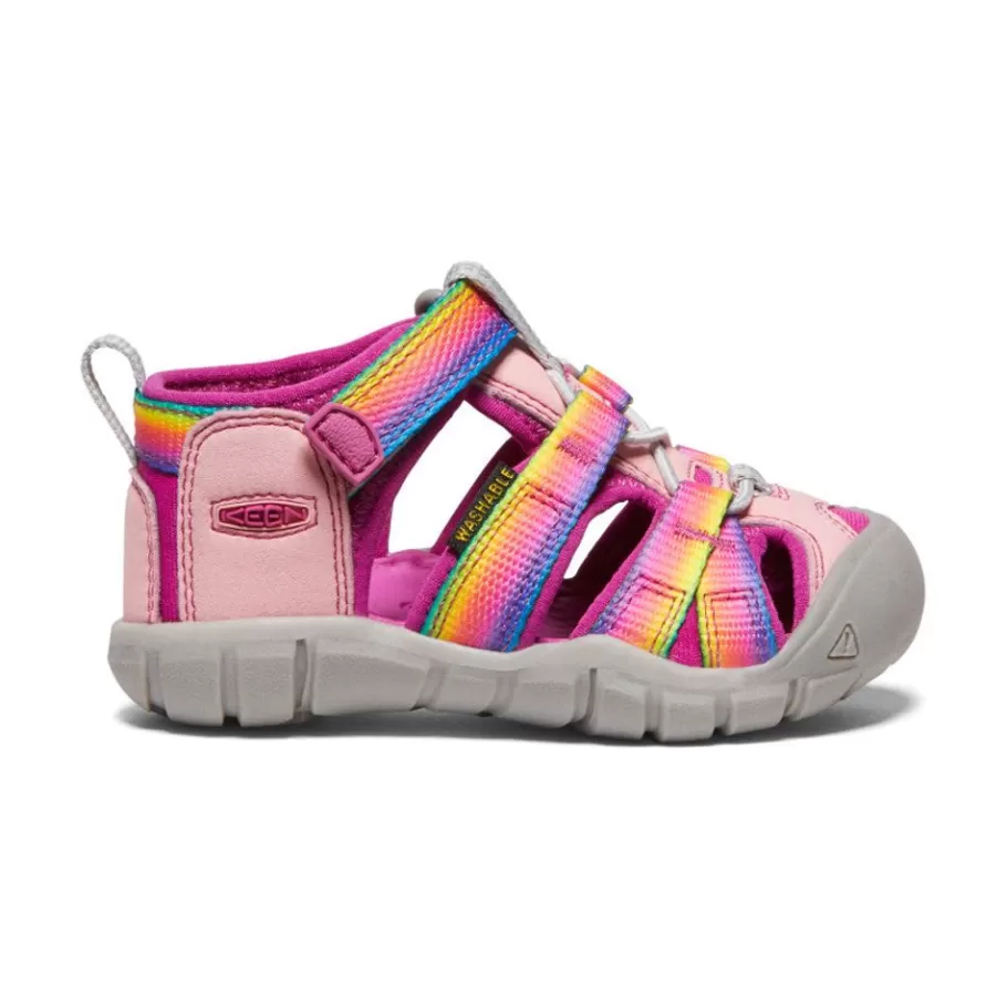 Kids KEEN Sandals-Toddlers' Seacamp Ii Cnx | Rainbow/Festival Fuchsia