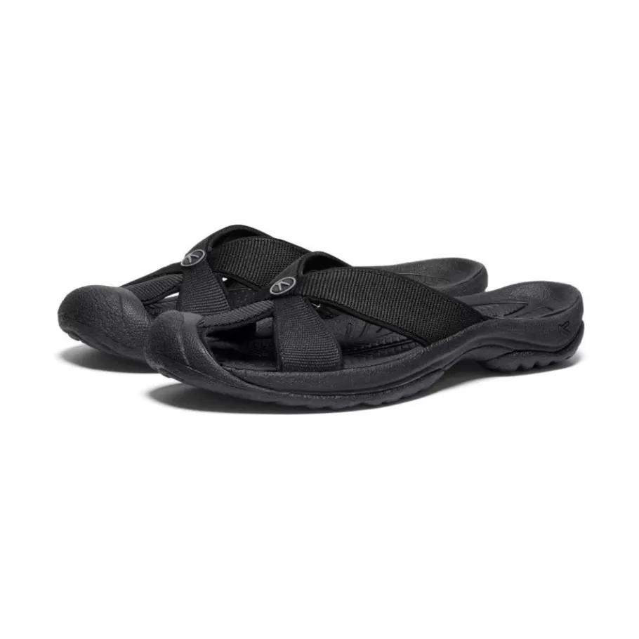 Women KEEN Slip-Ons-Women'S Bali Slide Sandal | Black/Steel Grey