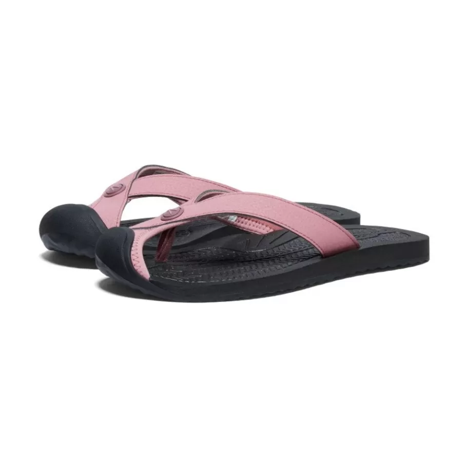 Women KEEN Slip-Ons-Women'S Barbados Flip-Flop | Nostalgia Rose/Rose Brown