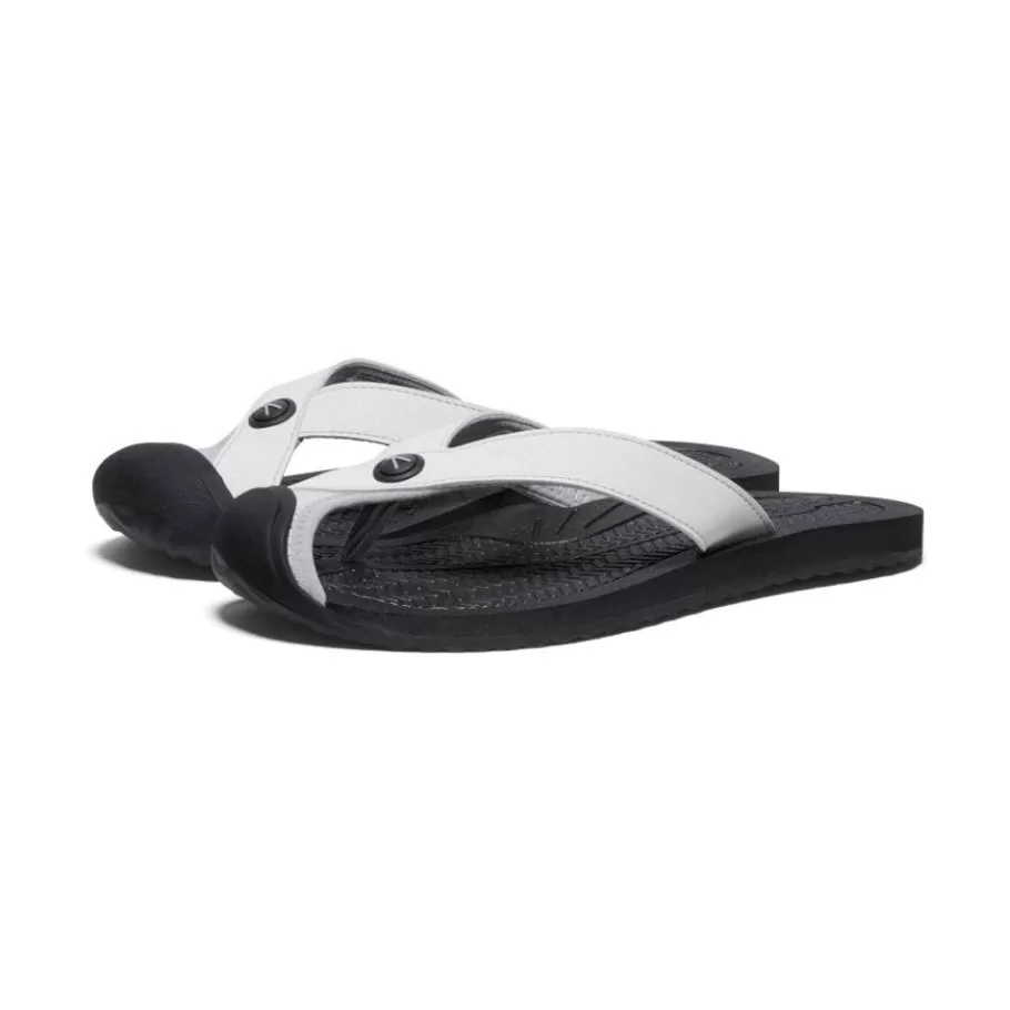 Women KEEN Slip-Ons-Women'S Barbados Flip-Flop | Vapor/Black