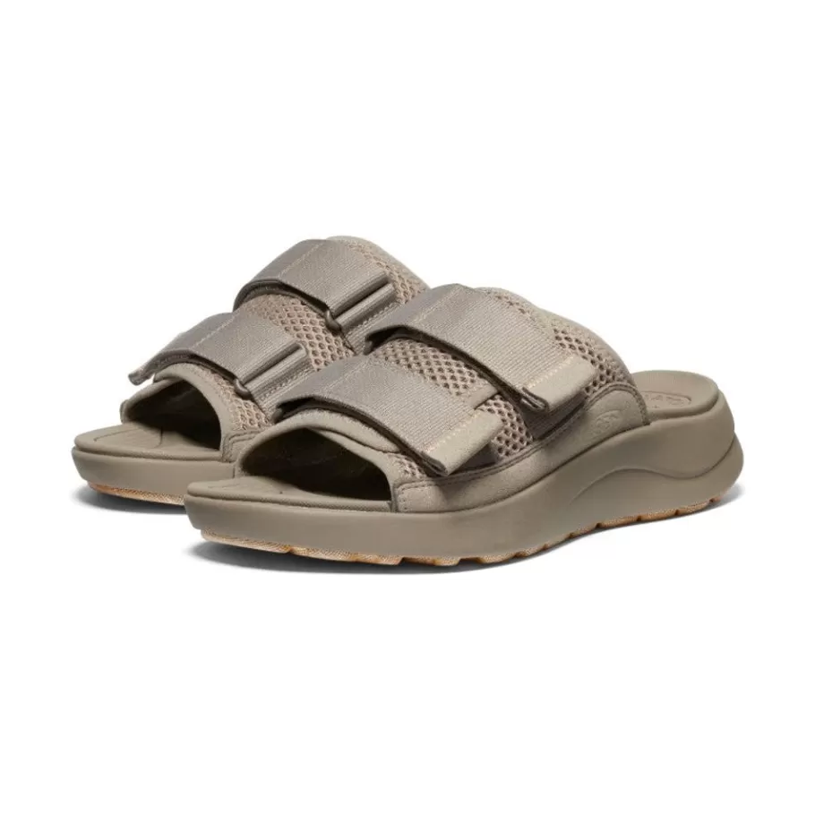 Women KEEN Slip-Ons-Women'S Elle Sport Slide | Brindle/Brindle
