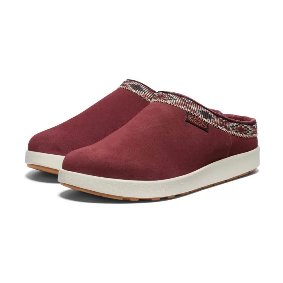 Women KEEN Slip-Ons-Women'S Elle Suede Mule | Andorra/Birch