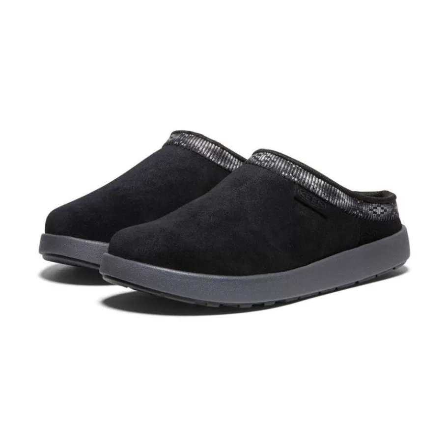 Women KEEN Slip-Ons-Women'S Elle Suede Mule | Black/Magnet