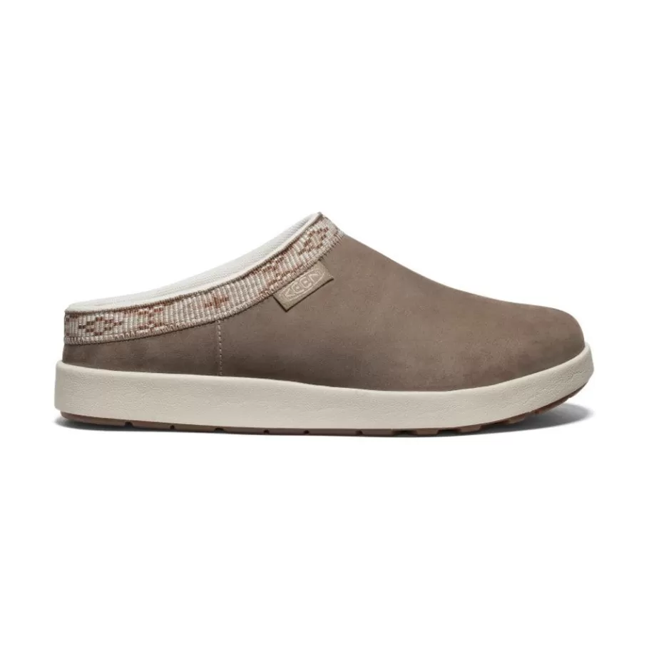 Women KEEN Slip-Ons-Women'S Elle Suede Mule | Brindle/Birch