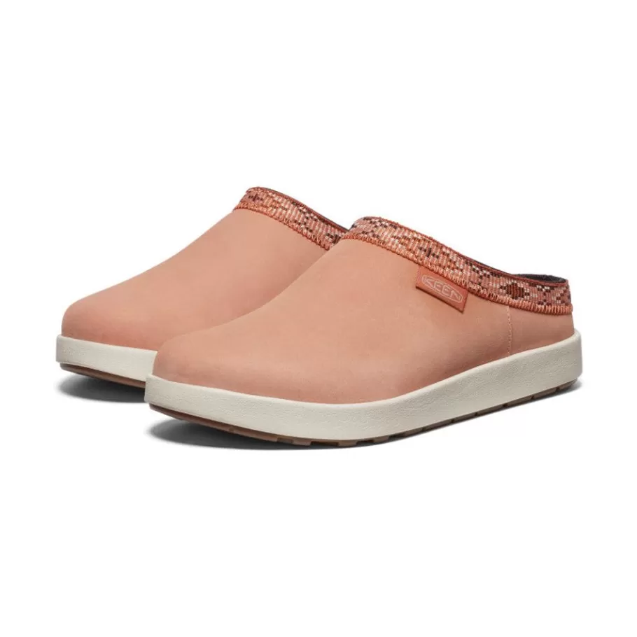 Women KEEN Slip-Ons-Women'S Elle Suede Mule | Cork/Birch