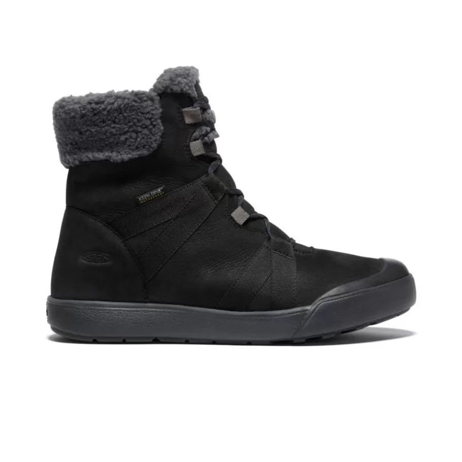 Women KEEN Boots-Women'S Elle Winter Waterproof Boot | Black/Black