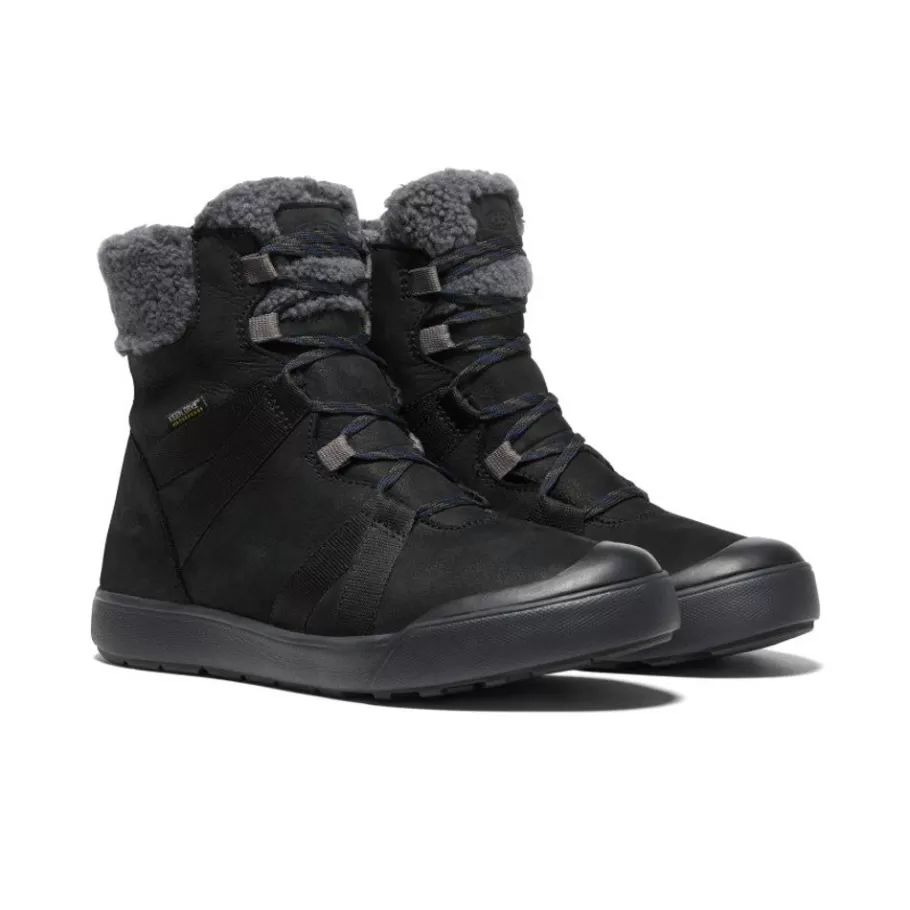 Women KEEN Boots-Women'S Elle Winter Waterproof Boot | Black/Black