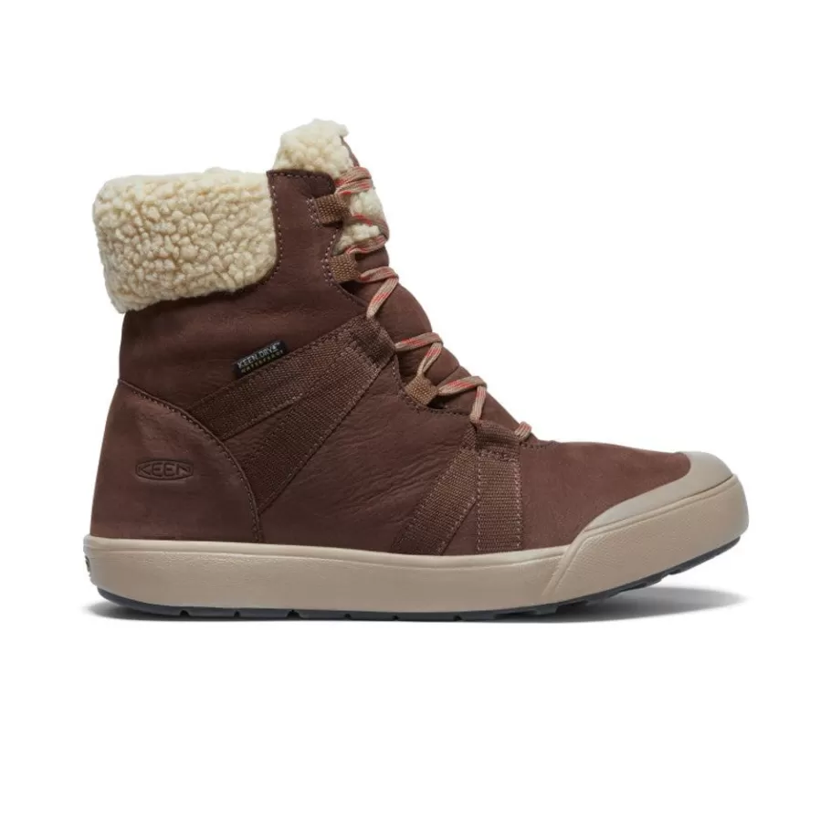 Women KEEN Boots-Women'S Elle Winter Waterproof Boot | Chestnut/Red Clay