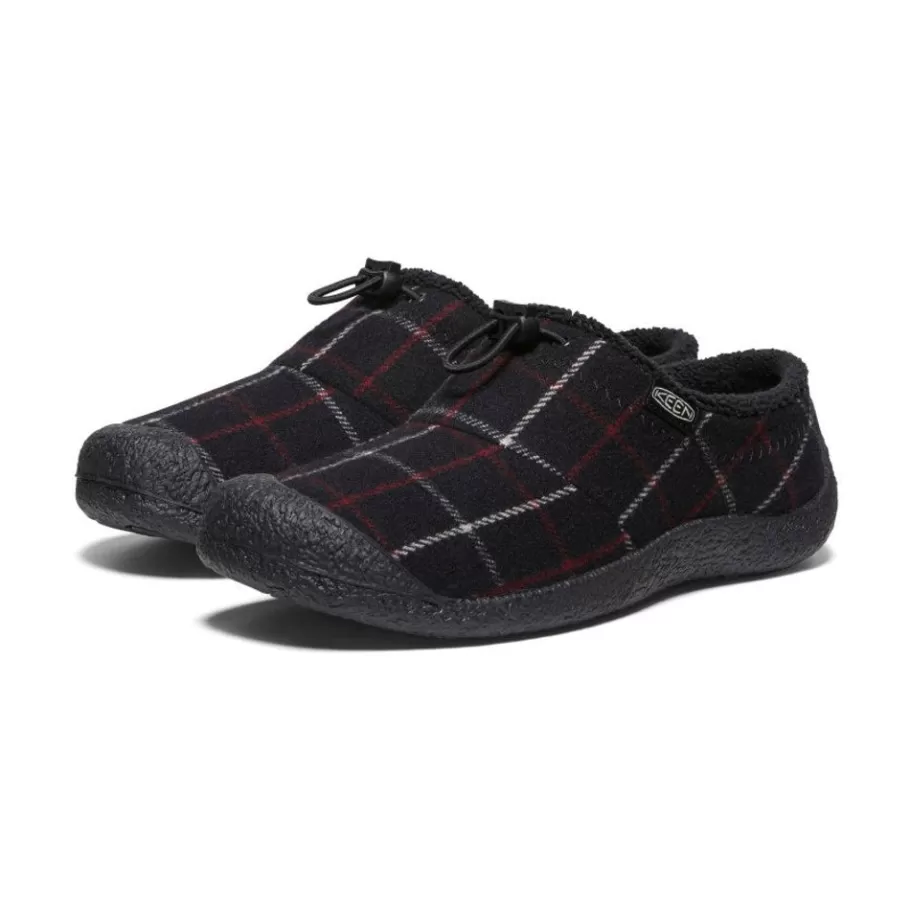 Women KEEN Slip-Ons-Women'S Howser Iii Slide | Black Plaid