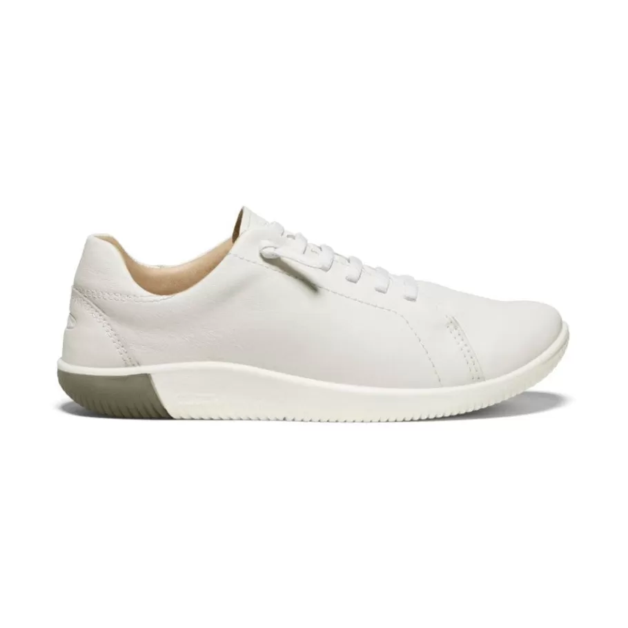 Women KEEN Slip-Ons-Women'S Knx Leather Sneaker | Star White/Star White